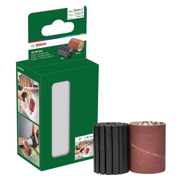 BOSCH Home & Garden AS 60 Schleifhülse-Set Aufnahme + Schleifhülse