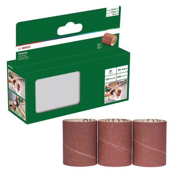 BOSCH Home & Garden SH 60 SE Schleifhülse-Set 3 St.