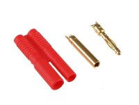 Goldkontakte Ø 2,0 mm + Verpolschutz - 5 Paar
