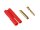 Goldkontakte Ø 2,0 mm + Verpolschutz - 5 Paar