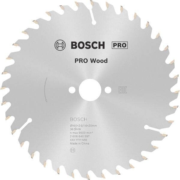 BOSCH PRO Wood Kreissägeblatt 160,0 mm, 36 Zähne, 1 St.