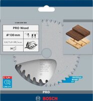 BOSCH PRO Wood Kreissägeblatt 130,0 mm, 30...