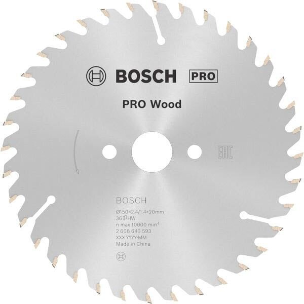 BOSCH PRO Wood Kreissägeblatt 150,0 mm, 30 Zähne, 1 St.