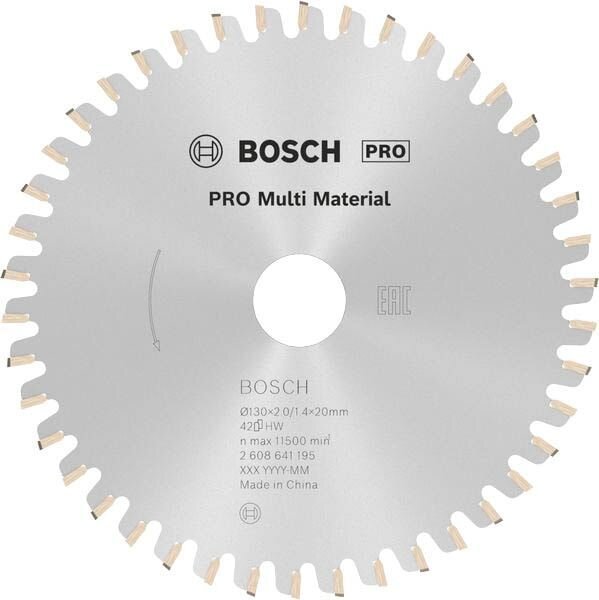 BOSCH PRO Multi Material Kreissägeblatt 130,0 mm, 42 Zähne, 1 St.