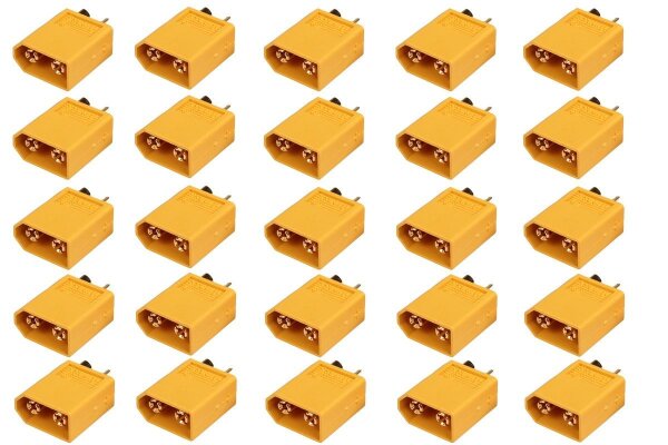 XT 60 Goldkontakt Stecker - 25 St.