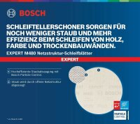 5 BOSCH M480 Schleifnetz-Scheiben 180