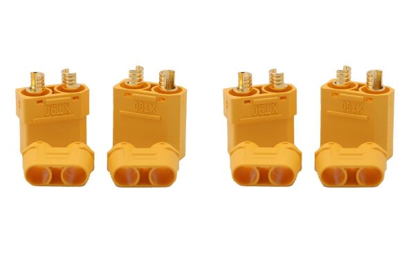XT-90 4,5 mm Goldkontakte gelb - 2 Paar
