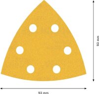 5 BOSCH C470 Schleifblätter 240