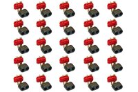 T-PLUS Hochstromkontakt Stecker rot - 25 St.