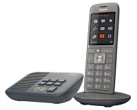 Gigaset CL660A Schnurloses Telefon mit Anrufbeantworter anthrazit schwarz