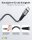 goobay 2in1 USB-Kabel 2in1 2,0 m silber, spacegrau, 1 St.