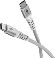 goobay USB 2.0 C-Stecker USB-Kabel 2,0 m weiß, 1 St.