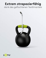 goobay USB 2.0 C-Stecker USB-Kabel 2,0 m weiß, 1 St.