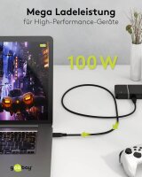 goobay USB 4 USB-Kabel 0,5 m schwarz, 1 St.