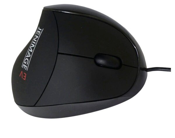 JENIMAGE EV Vertical Mouse USB Maus ergonomisch kabelgebunden schwarz