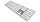 JENIMAGE Wireless Aluminium Keyboard Tastatur kabellos weiß, silber