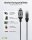goobay USB-C 3.1/RJ45 Kabel 10,0 m silber, schwarz, 1 St.