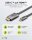 goobay USB 3.1 C-Stecker/HDMI-Stecker Kabel 2,0 m silber, schwarz, 1 St.