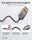 goobay USB-C 3.1/DisplayPort Kabel 3,0 m silber, schwarz, 1 St.