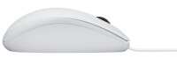 Logitech B100 Maus kabelgebunden weiß