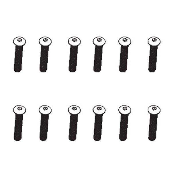 6 Kant Schrauben 4x28mm (12 Stück) - BEAST BX / TX