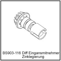 Diff Eingansmitnehmer - BEAST BX / TX