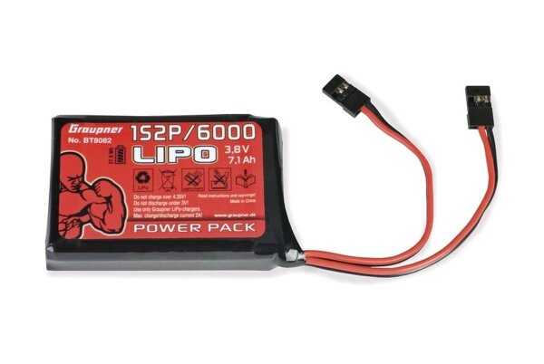 Graupner Senderakku LiPo 1S2P/6000 TX