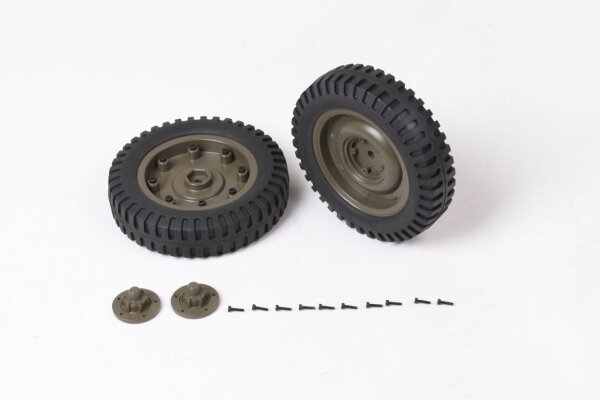 MB Scaler 1:6 - Vorderräder komplett (2 Stück)