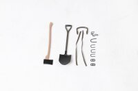 MB Scaler 1:6 - Axt + Schaufel Scale Set
