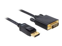 DeLOCK DisplayPort/DVI-D Kabel 2,0 m schwarz, 1 St.