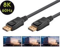 goobay DisplayPort Kabel 1.4 3,0 m schwarz, 1 St.