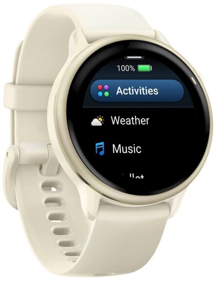 GARMIN Vivoactive 6 Smartwatch bone, lunargold