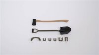 Willys MB Scaler 1:12 - Axt und Schaufel Set
