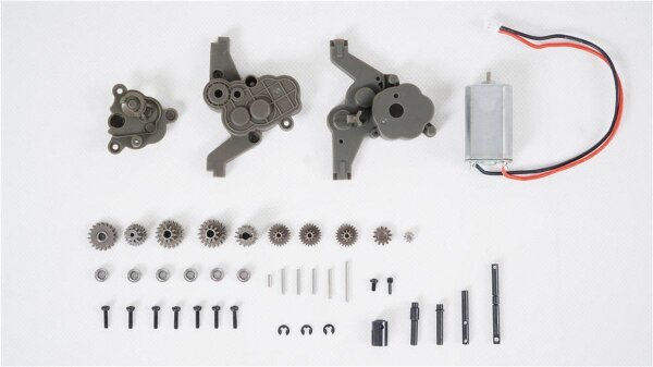 Willys MB Scaler 1:12 - Hauptgetriebe montiert