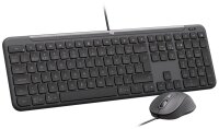 Logitech Signature Slim Wired Combo MK620 Tastatur-Maus-Set kabelgebunden schwarz