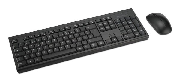 Kensington KM270 EQ Tastatur-Maus-Set kabellos schwarz