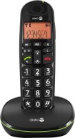 doro PhoneEasy 100w Schnurloses Telefon schwarz