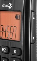 doro PhoneEasy 100w Schnurloses Telefon schwarz
