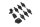 Rochobby ATLAS 6x6 - Übersetzungsgetriebe & Achsen Set