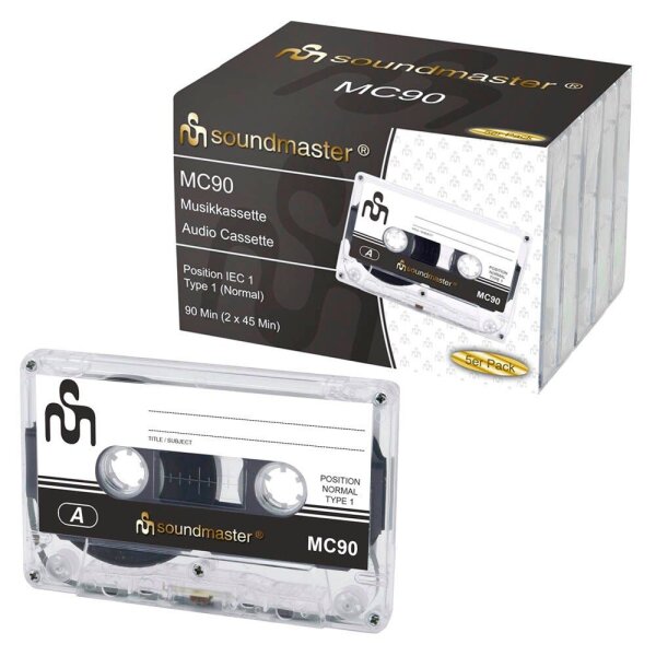 soundmaster Audio-Kassette MC90