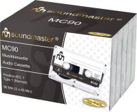 soundmaster Audio-Kassette MC90
