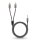 goobay 3,5 mm Klinke/Cinch Kabel 2,0 m silber, schwarz, 1 St.