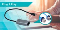 i-tec® C31METALGLAN  USB A/RJ-45 LAN-Adapter