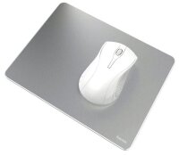 hama Mousepad Aluminium silber