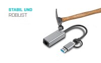 i-tec® Metal  USB C/USB 3.0 A, Ethernet LAN-Adapter