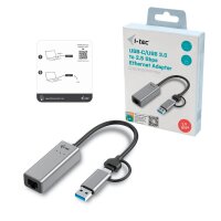 i-tec® Metal  USB C/USB 3.0 A, Ethernet LAN-Adapter
