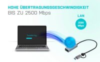 i-tec® Metal  USB C/USB 3.0 A, Ethernet LAN-Adapter