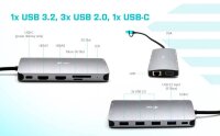 i-tec® Dockingstation USB 3.0 USB-C/Thunderbolt 3x Display Metal Nano