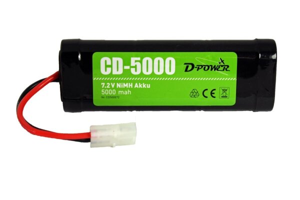D-Power CD-5000 7.2V NiMH Akku mit Tamiya-Stecker