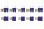 EC3 Hochstromkontakte blau - 5 Paar